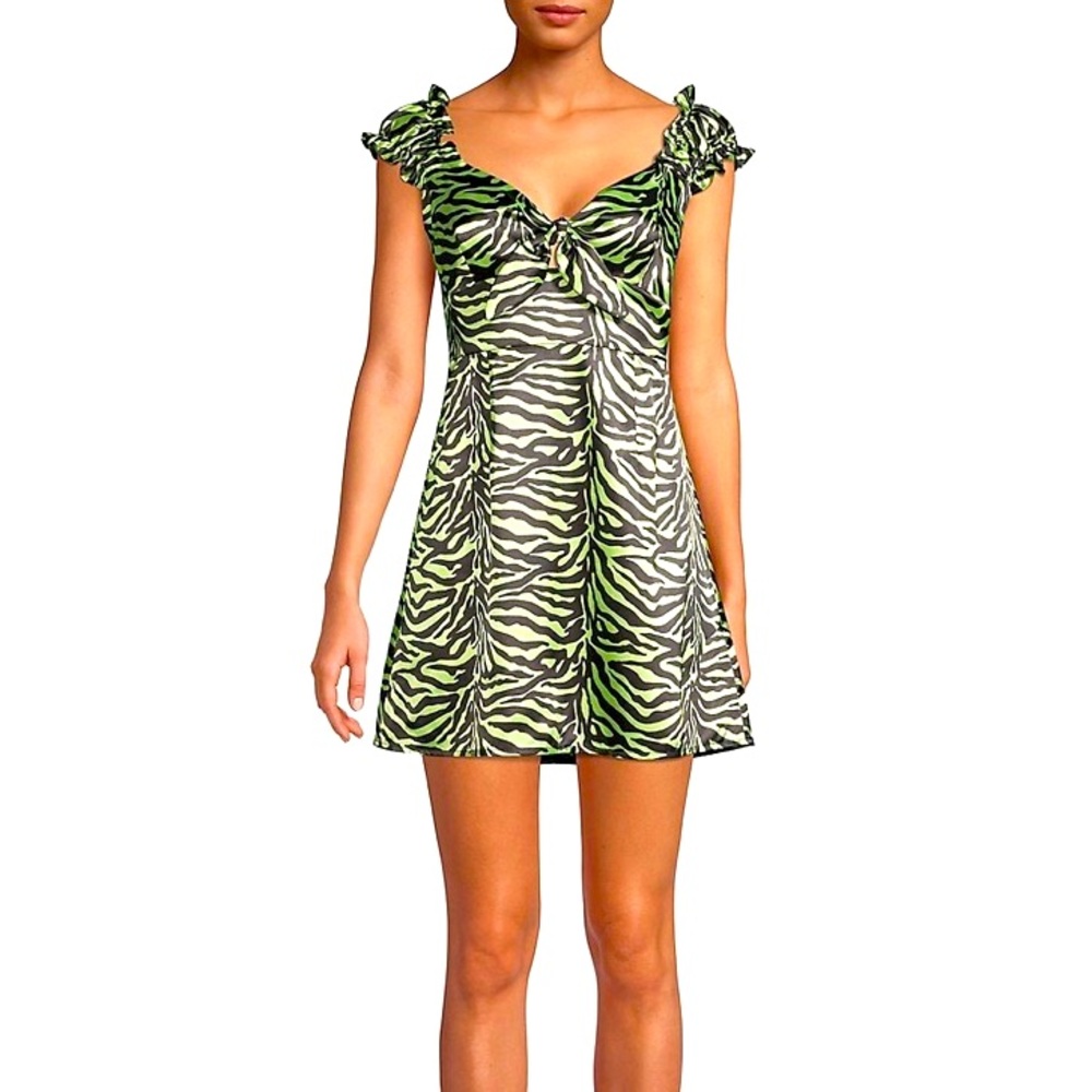 CAPSULE98 | Retro Animal Print Mini Dress | M